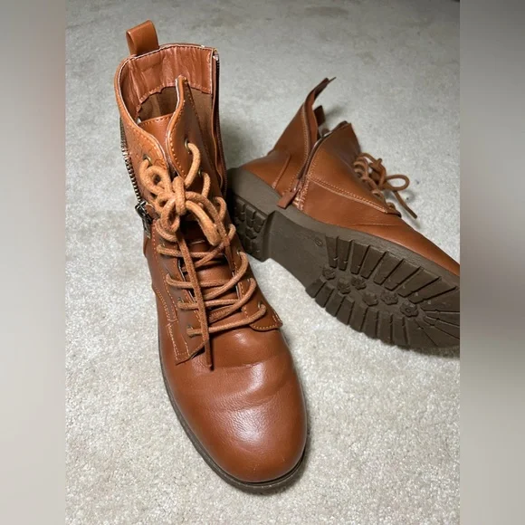 princess polly baby blue dress Combat boots, womens boots, lace up boots, Chikoshoes.com